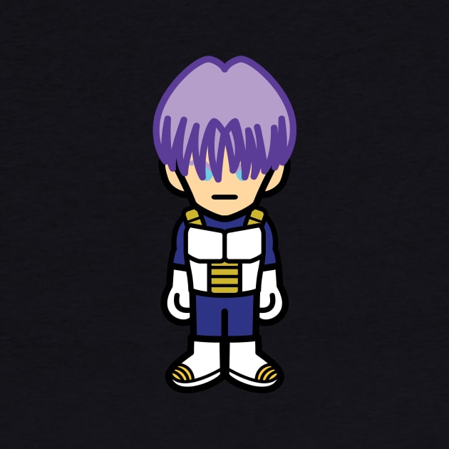 Trunks in Saiyan Armor by dvdcartoonz